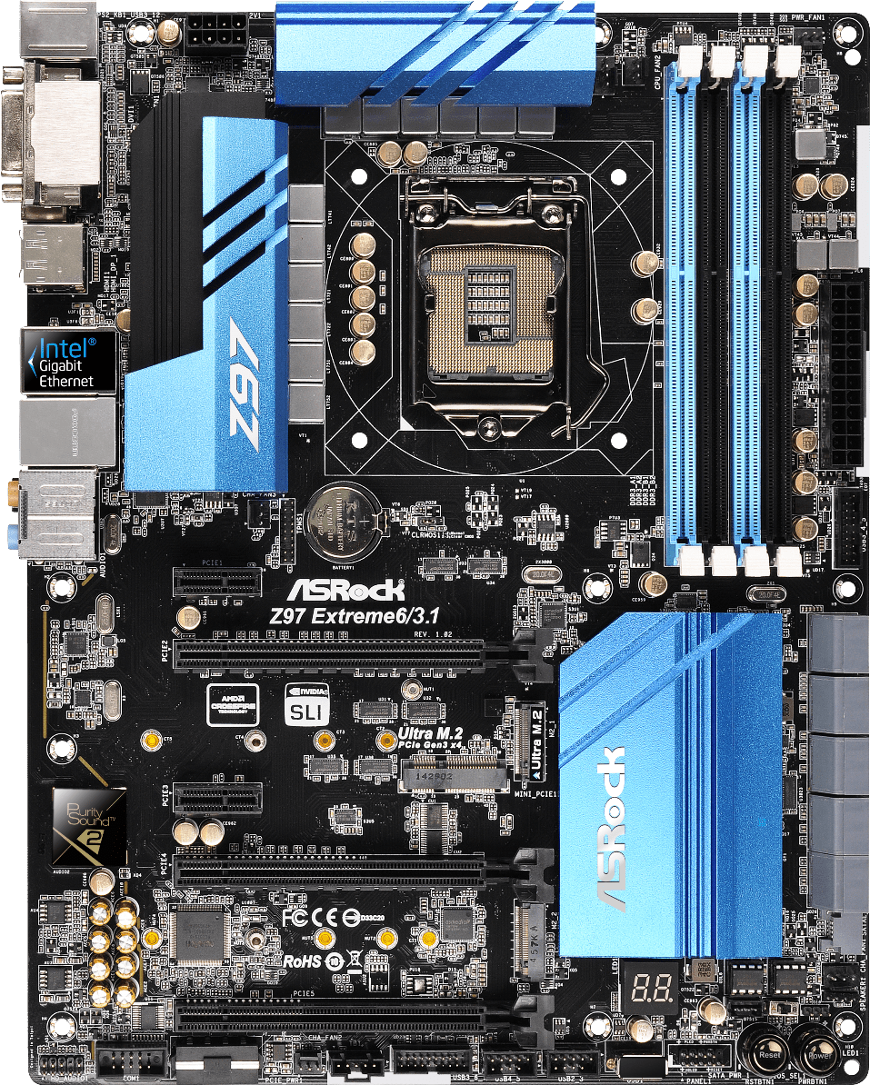 Asrock Z97 Extreme6/3.1 - Motherboard Specifications On MotherboardDB